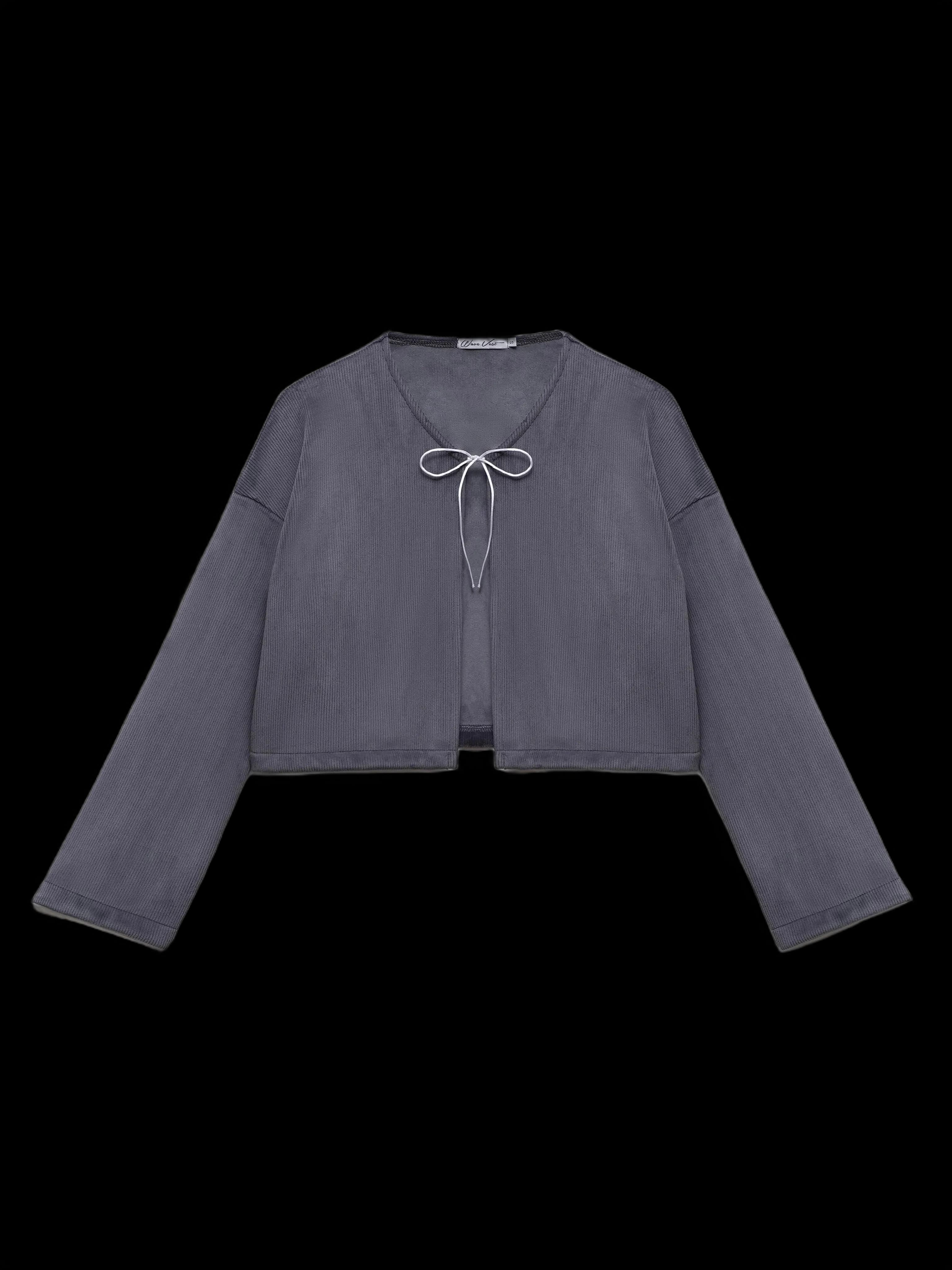 Джемпер велюр Графіт - product image