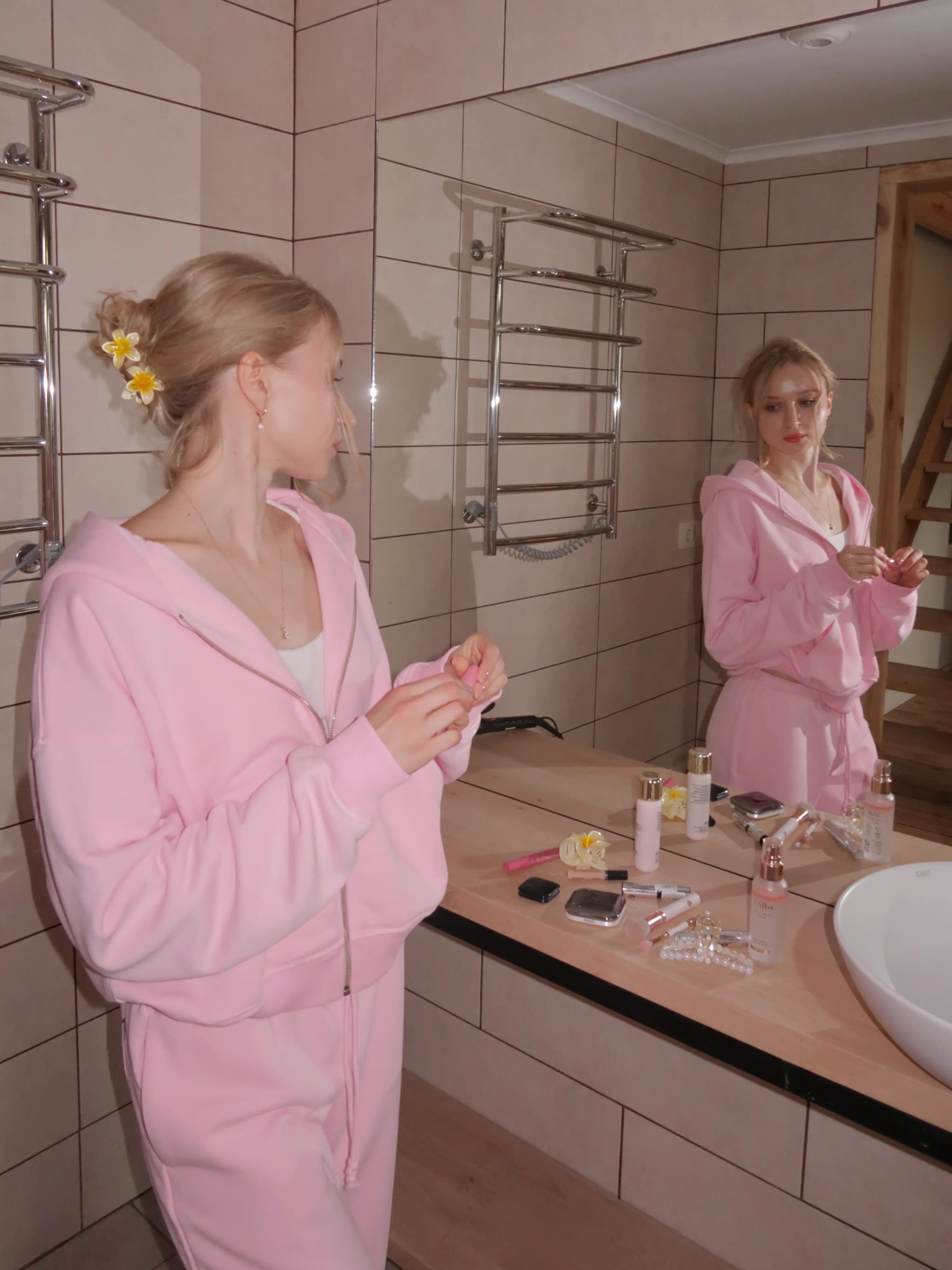 Зіп худі Рожеве - Image 3