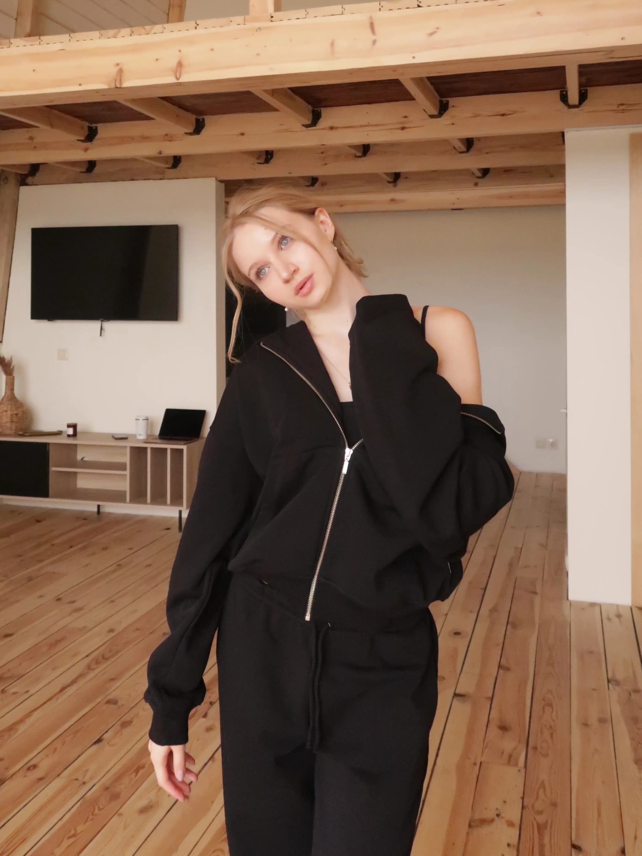 Зіп худі Чорне - Image 2