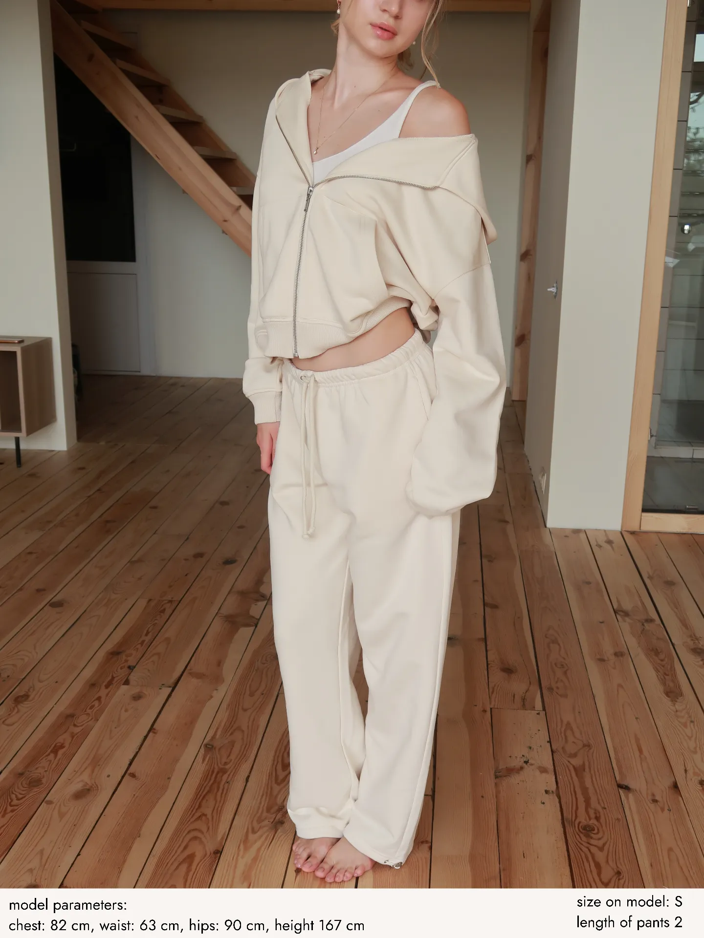 Зіп худі Айворі - Image 3