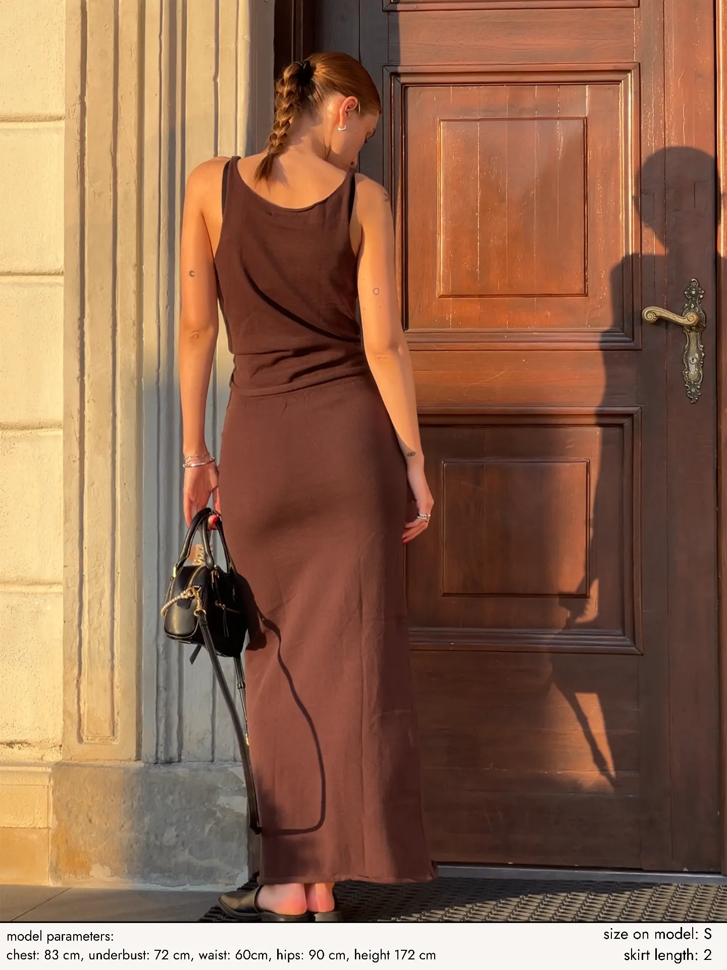 Спідниця вʼязана Шоколад - Image 4