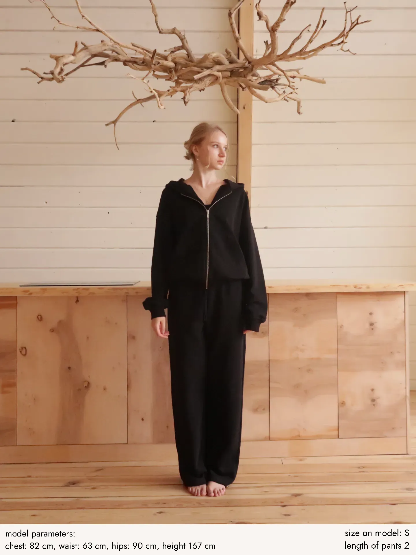 Зіп худі Чорне - product image 4